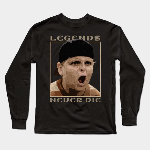 legend never die sandlot Long Sleeve T-Shirt by GleenLotus Ink